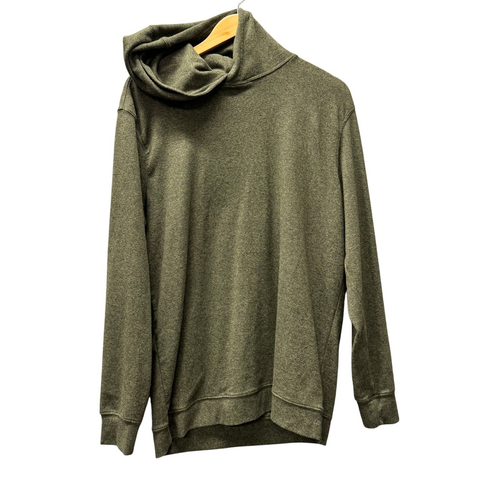 The Normal Brand Hoodie Mens L Puremeso Essential Pullover Olive Green Comfy